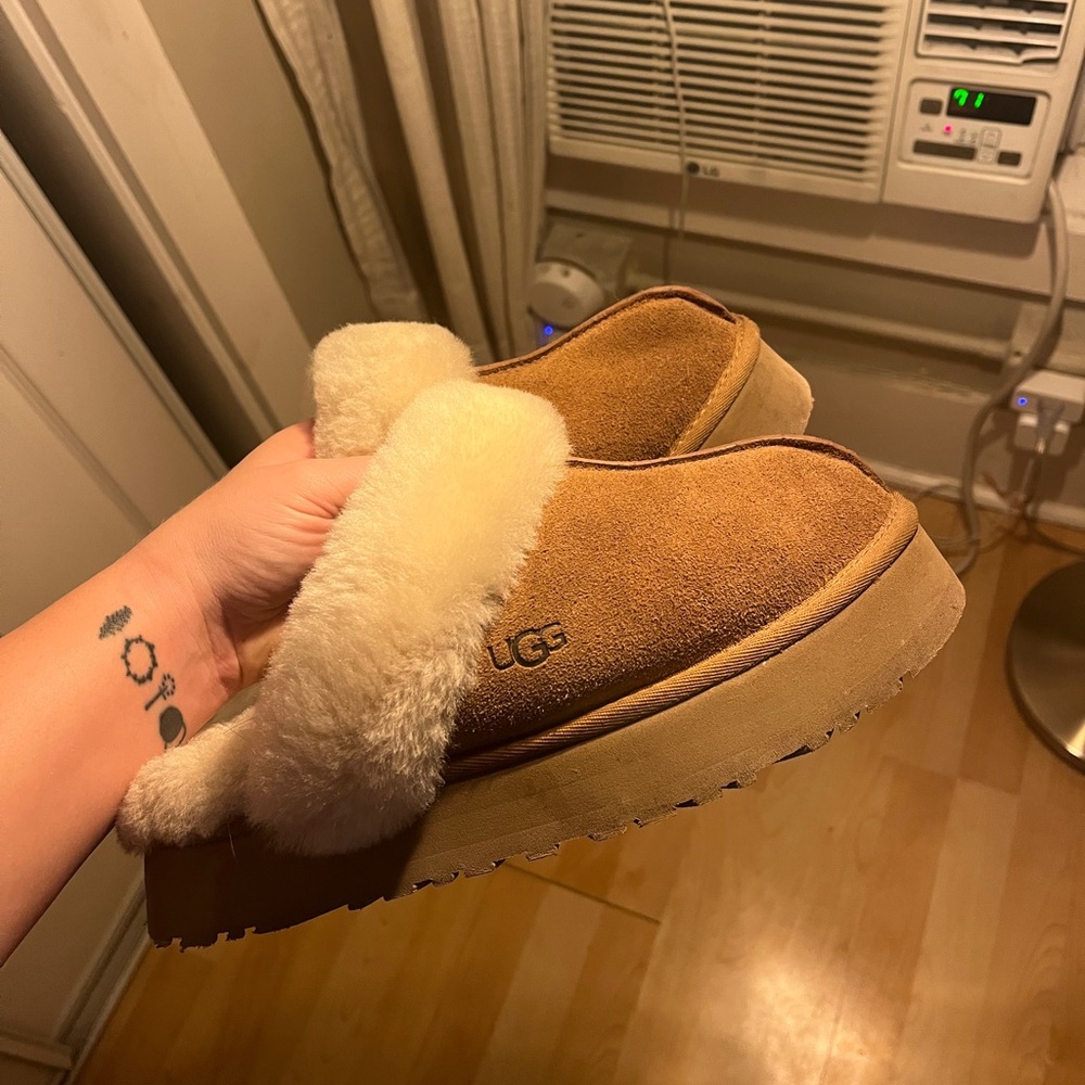 Ugg platform slippers